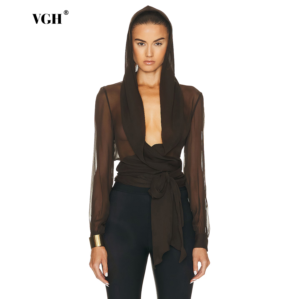 Crossfit Event - VGH Chic Coffee blouse van pure